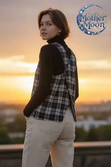 핸드메이드handmade 2겹 거즈 백 크로스 베스트