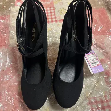 [ 새상품 ] VidaRoseo 크로스 H 힐 펌프스
