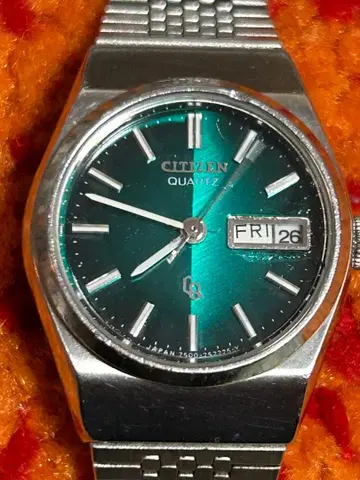 CITIZEN 쿼츠 손목시계 그린 여성용