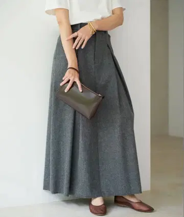 Plage R'AM 트위드 본딩 스커트