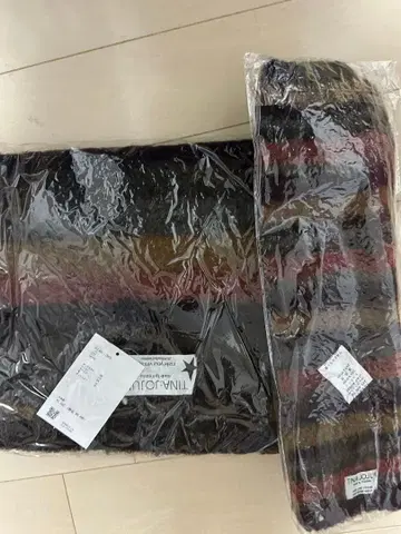 TINAJOJUN 보더 니트 암커버