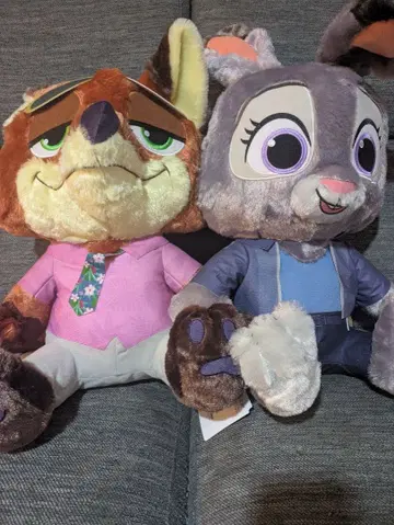 인기 주토피아 2! 선착순! 닉과 주디의 BIG 봉제 인형 세트!