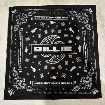 빌리 아일리시 HIT ME HARD AND SOFT 반다나