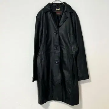 레딩고트 가죽 자켓 롱 [ L ] 양가죽 빈티지