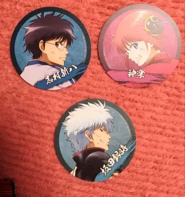은혼 싸우는 등 뒤 점프 페스타 AMNIBUS 카구라 긴토키 특전 코스터