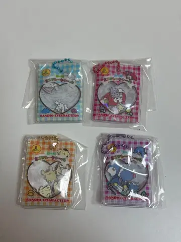 산리오 캐릭터 프레임 씰 4개 세트