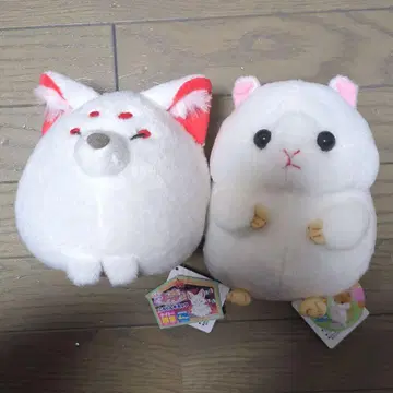 화이트 여우와 햄스터 봉제 인형, 데굴데굴 기믹 2체