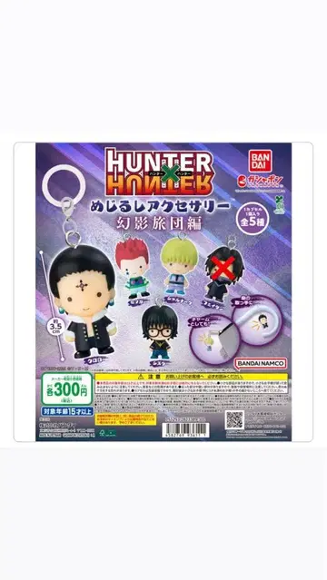 HUNTER HUNTER 메지루시 액세서리 히소카, 클로로 등 4점