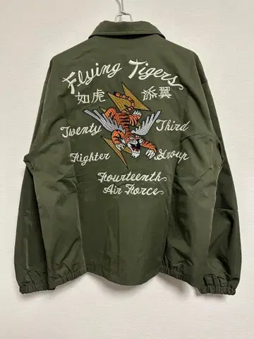 플라잉 타이거 밀리터리 자켓 베트남 자켓 자수