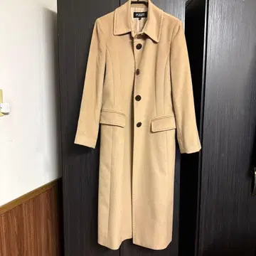FOXEY 베이지 롱 코트 F 사이즈