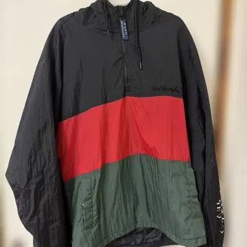마크곤잘레스 나일론 자켓 블랙/빨간색/그린