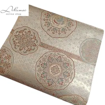 LULU15 후쿠로 오비 사라사 고대 사라사 꽃 새 금 화문