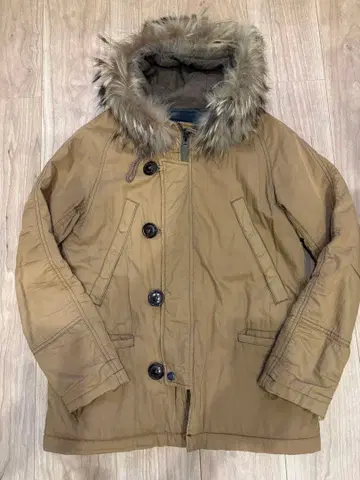 Antgauge 퍼 달린 모즈 코트