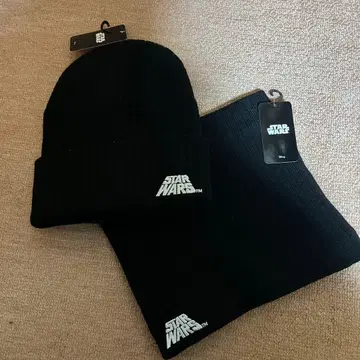 Disney 디즈니 스타 워즈 넥워머 니트 모자 세트