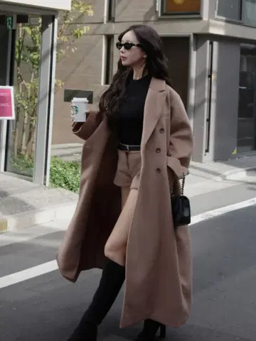 Darich 더블 롱 체스터 코트