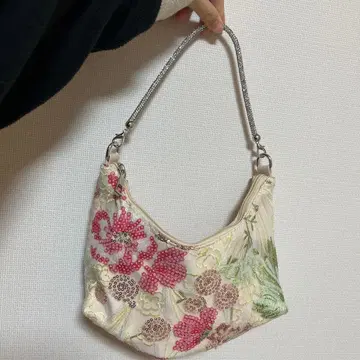 꽃무늬 자수 y2k 핸드백