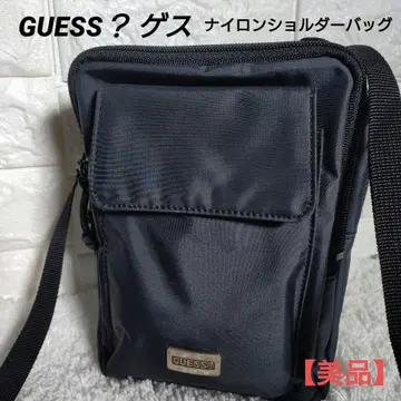 GUESS? 게스 나일론 숄더백 블랙 블랙