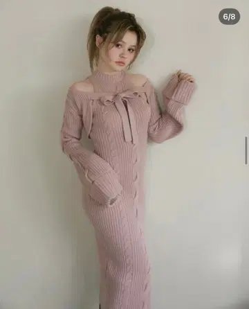 andmary Carmen 니트 세트 드레스 니트 드레스