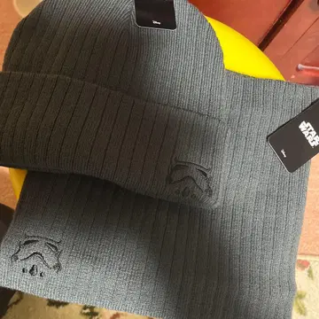 Disney 디즈니 스타워즈 넥워머 니트 모자 세트