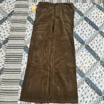 [ et/ET BOITE 에보와트 ] 겨울용 브라운 코듀로이 S 사이즈