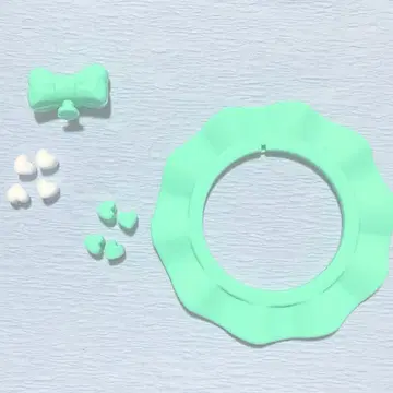 FRUITS ZIPPER 응원봉 커스텀 부품 사쿠라이 유이