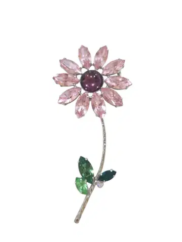 마키누모토 플라워 브로치