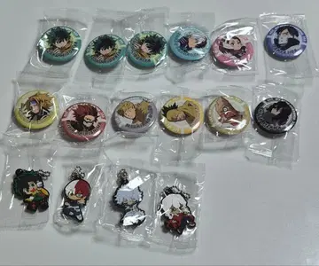 히로아카 쿠라스시 묶음 판매 캔뱃지 러버 마스코트 토도로키 쇼토 다비