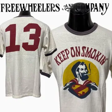 프리휠러스 KEEP ON SMOKIN' 링거 티셔츠