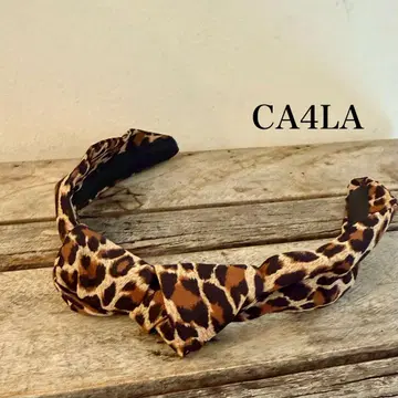 CA4LA 레오파드 무늬 머리띠