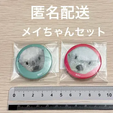 도바 수족관 랏코 메이 캔뱃지 세트