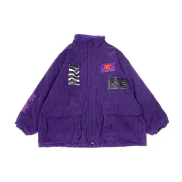 Maxsoul 자켓 아우터 코듀로이 퍼플 구제 의류 남성용