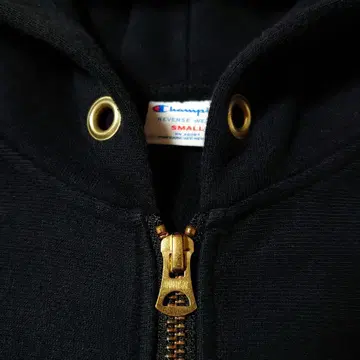 챔피온 트리코 태그 복각 리버스 위브 풀 집업 블랙 후디