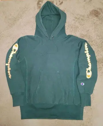 Champion REVERSE WEAVE 다크 그린 후드티 M