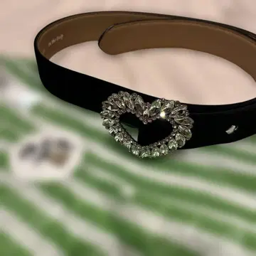케이트 스페이드 하트 블랙 벨트