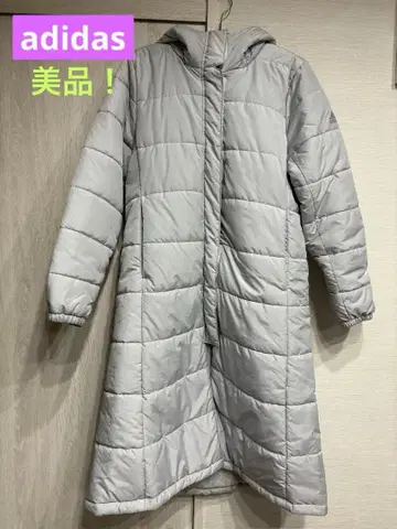 adidas 후드 부착 롱 다운 자켓