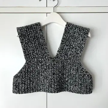 HYKE 니트 뷔스티에 울