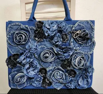 데님 플라워 백 신디벤디 CINDIBENDI 포테치노 믹사주