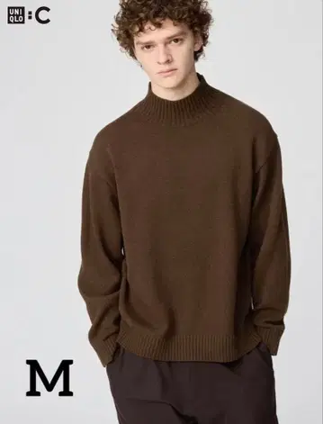 유니클로 로우 게이지 하이넥 스웨터 새상품 M 가격 인하했습니다!