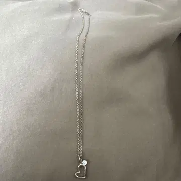 실버 925 하트형 펜던트 목걸이