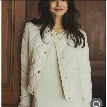 [ TAIONxanuans ] 노카라 퀼팅 숏 다운 택 포함