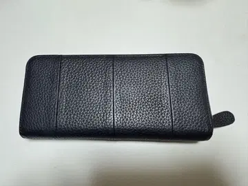 블랙 장지갑 골드 지퍼 포함