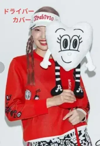 알치비오 드라이버 골프헤드커버 봉제 인형 미사용 새상품