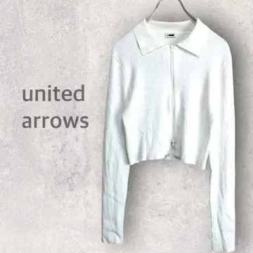 [ 에이치뷰티앤유스 ] 리브 니트탑 더블 지퍼 카라 부착 심플