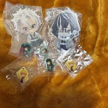 귀멸의 칼날 캐릭터 키링 7개 세트