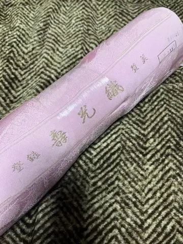 핑크 실크 기모노 옷감 광택