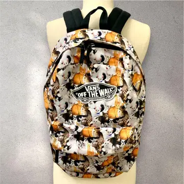레어템 VANS x ASPCA 콜라보 백팩 고양이 패턴 올 패턴