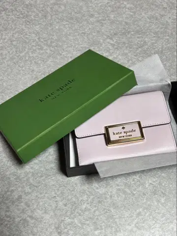 kate spade 핑크 3단 폴더형