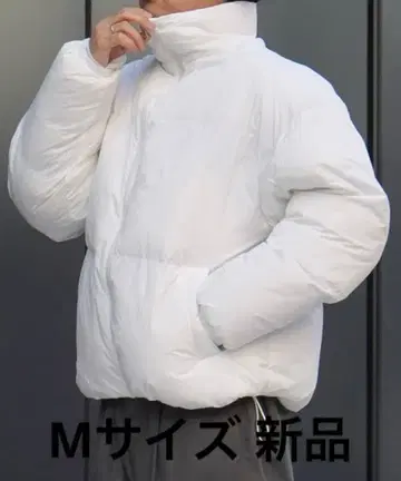 남성용 confirm 나일론 파이버 다운 자켓 화이트 M 새상품