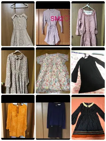 여성용 원피스 겨울 상품 묶음 판매