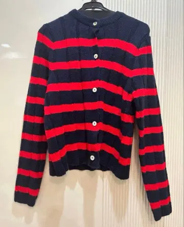 택 포함 새상품 ZARA 보더 가디건